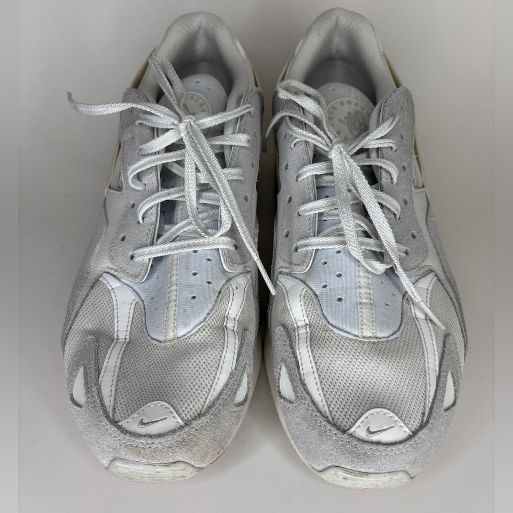Nike Air Huarache Runner Summit White Platinum DZ3306-100 Mens Size 11.5 Shoes - Picture 13 of 16